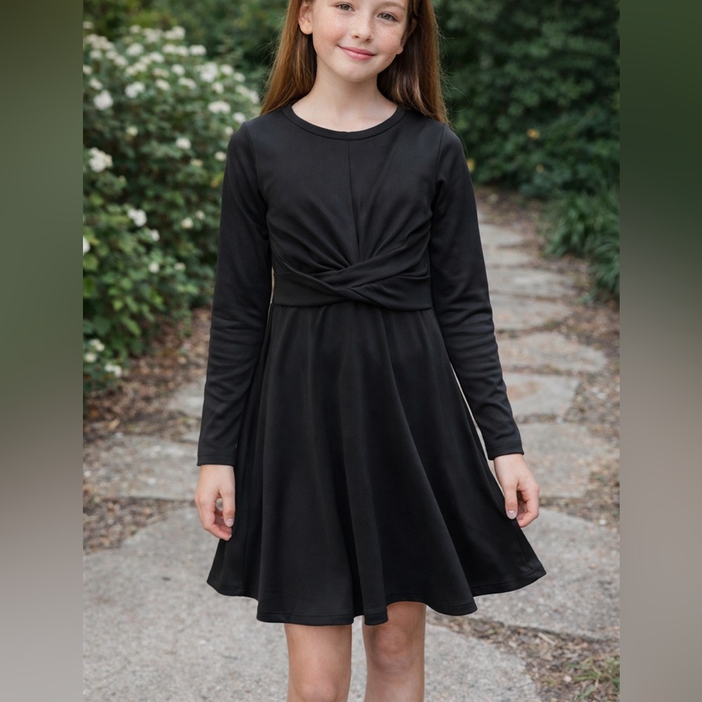 Black classic comfortable Kids Dress